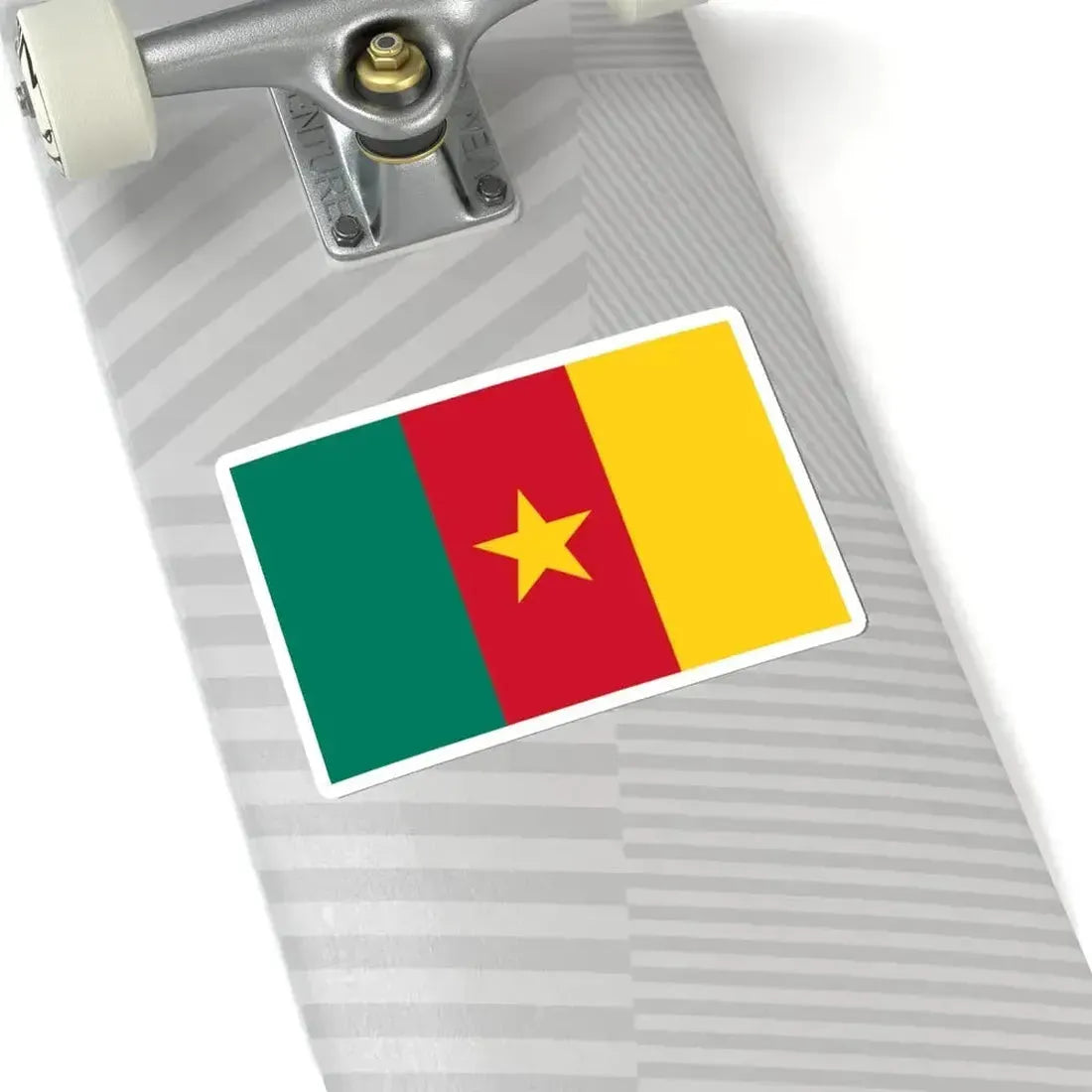 Flag of Cameroon type 2 (Cameroon) STICKER Vinyl Kiss-Cut Decal - The Sticker Space