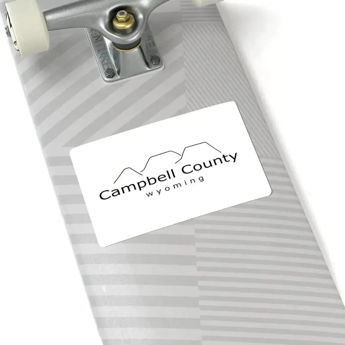 Flag of Campbell County Wyoming (United States) STICKER Vinyl Kiss-Cut Decal - The Sticker Space