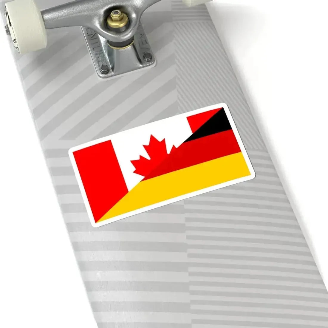 Flag of Canada and Germany (Canada) STICKER Vinyl Kiss-Cut Decal - The Sticker Space