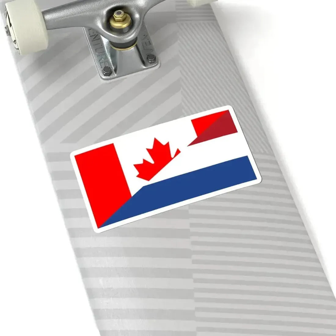 Flag of Canada and the Netherlands (Canada) STICKER Vinyl Kiss-Cut Decal - The Sticker Space