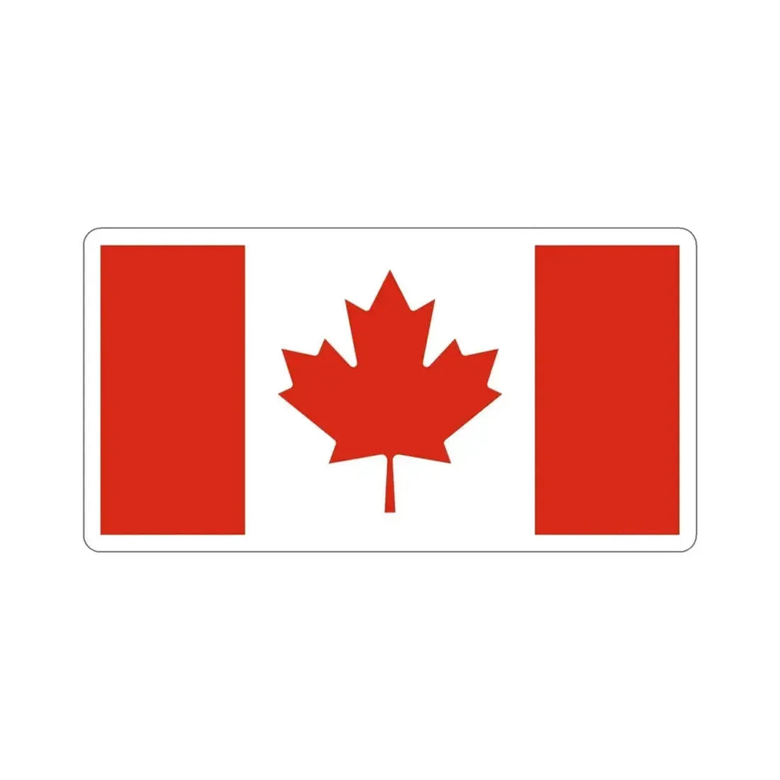 Flag of Canada STICKER Vinyl Die-Cut Decal - The Sticker Space
