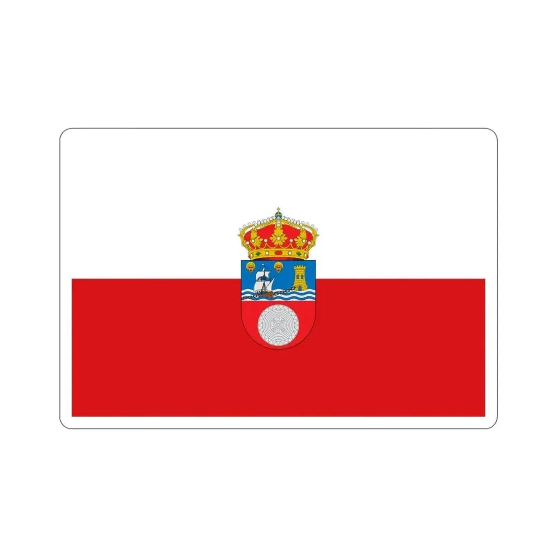 Flag of Cantabria Spain STICKER Vinyl Die-Cut Decal - The Sticker Space