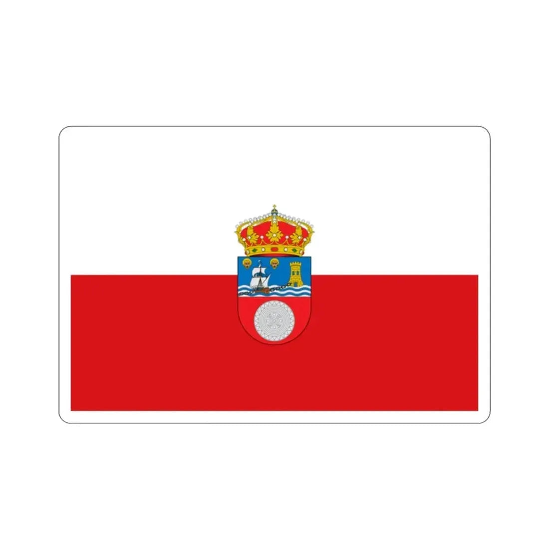 Flag of Cantabria Spain STICKER Vinyl Die-Cut Decal - The Sticker Space
