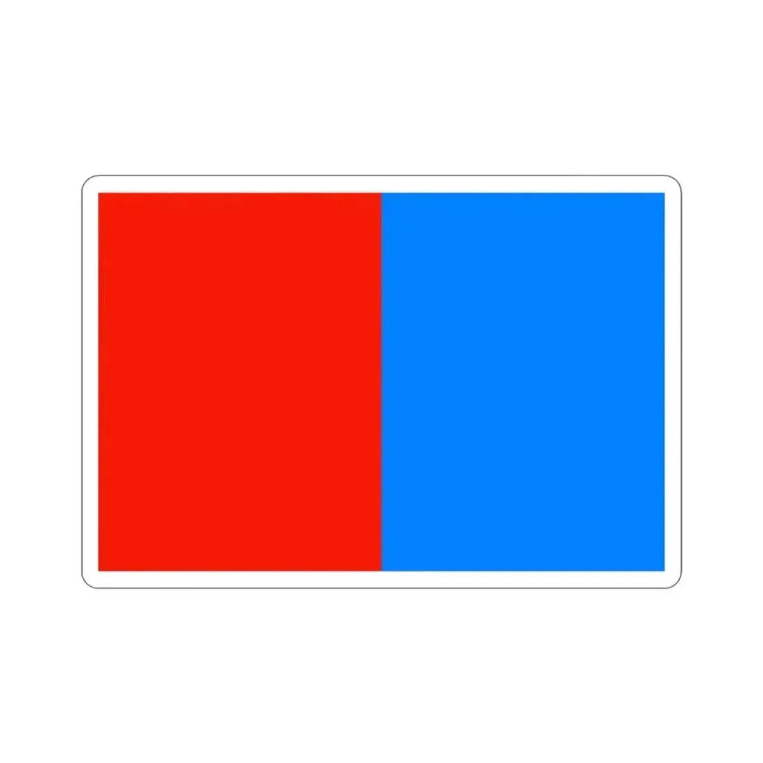 Flag of Catania Italy STICKER Vinyl Die-Cut Decal - The Sticker Space