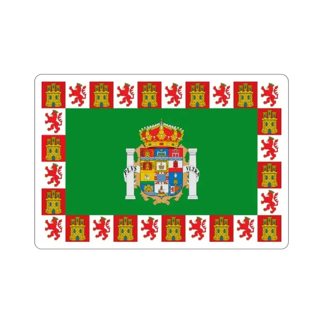 Flag of Cádiz Spain STICKER Vinyl Die-Cut Decal - The Sticker Space