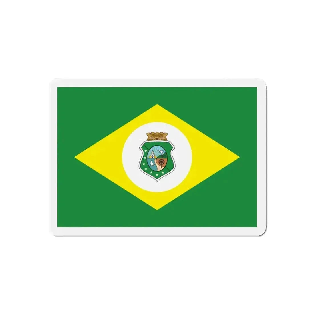 Flag of Ceará Brazil - Refrigerator Magnet - The Sticker Space