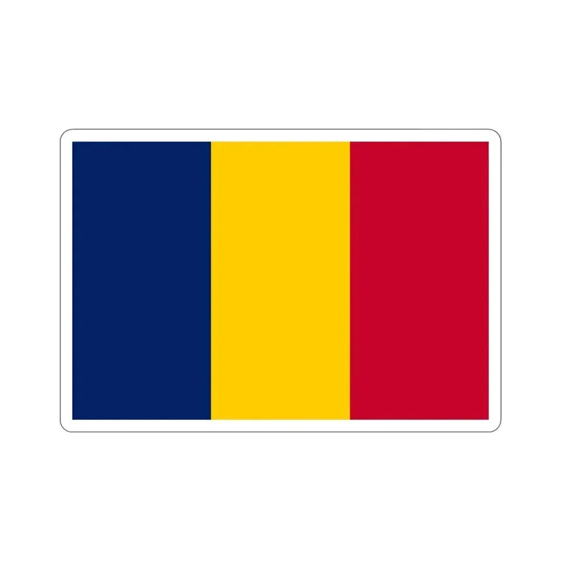 Flag of Chad STICKER Vinyl Die-Cut Decal - The Sticker Space