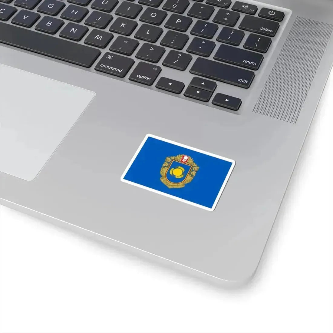 Flag of Cherkasy Oblast Ukraine - STICKER Vinyl Kiss-Cut Decal - The Sticker Space