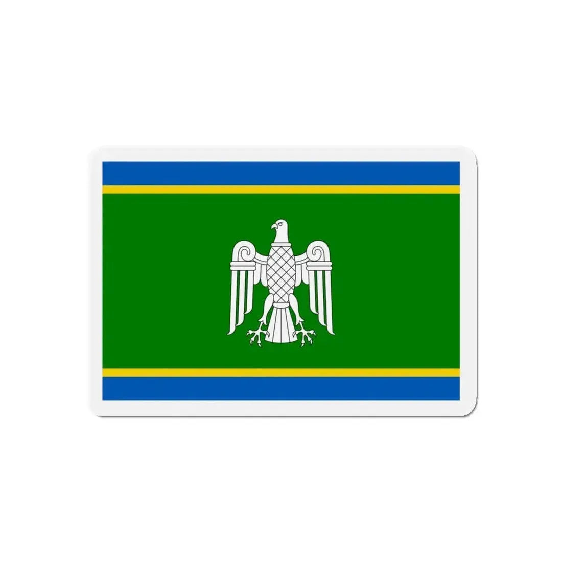 Flag of Chernivtsi Oblast Ukraine - Refrigerator Magnet - The Sticker Space