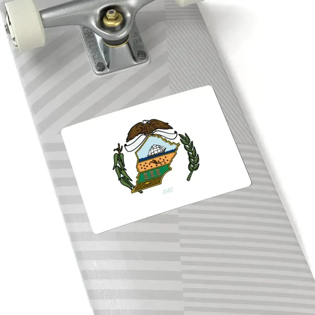 Flag of Chester County Pennsylvania (United States) STICKER Vinyl Kiss-Cut Decal - The Sticker Space