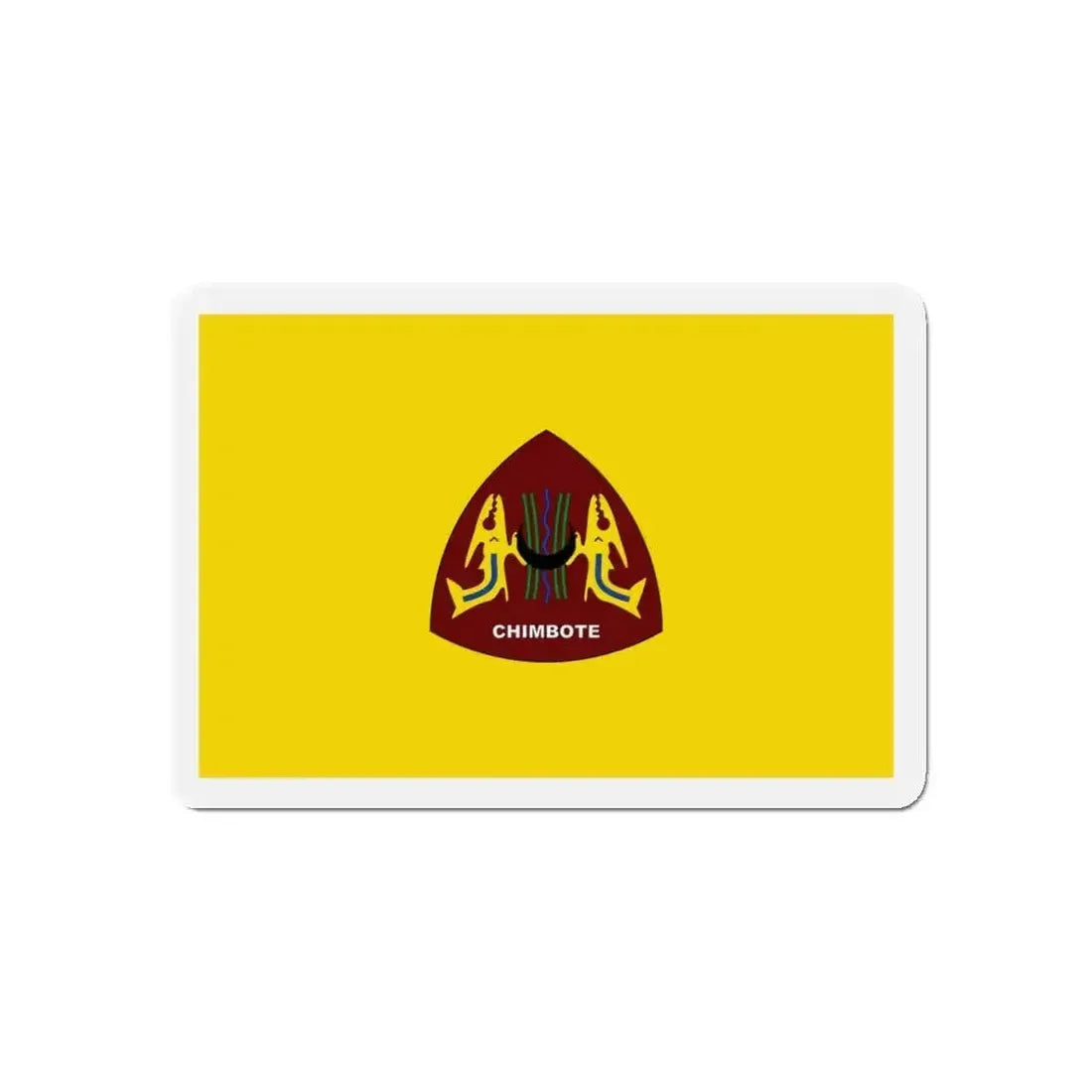 Flag of Chimbote the largest city in the Ancash Region Peru - Refrigerator Magnet - The Sticker Space