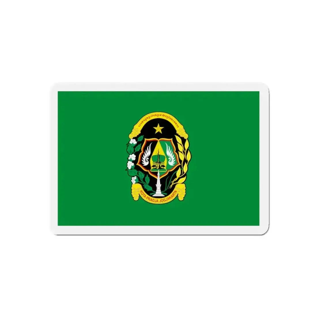 Flag of City of Yogyakarta Indonesia - Refrigerator Magnet - The Sticker Space