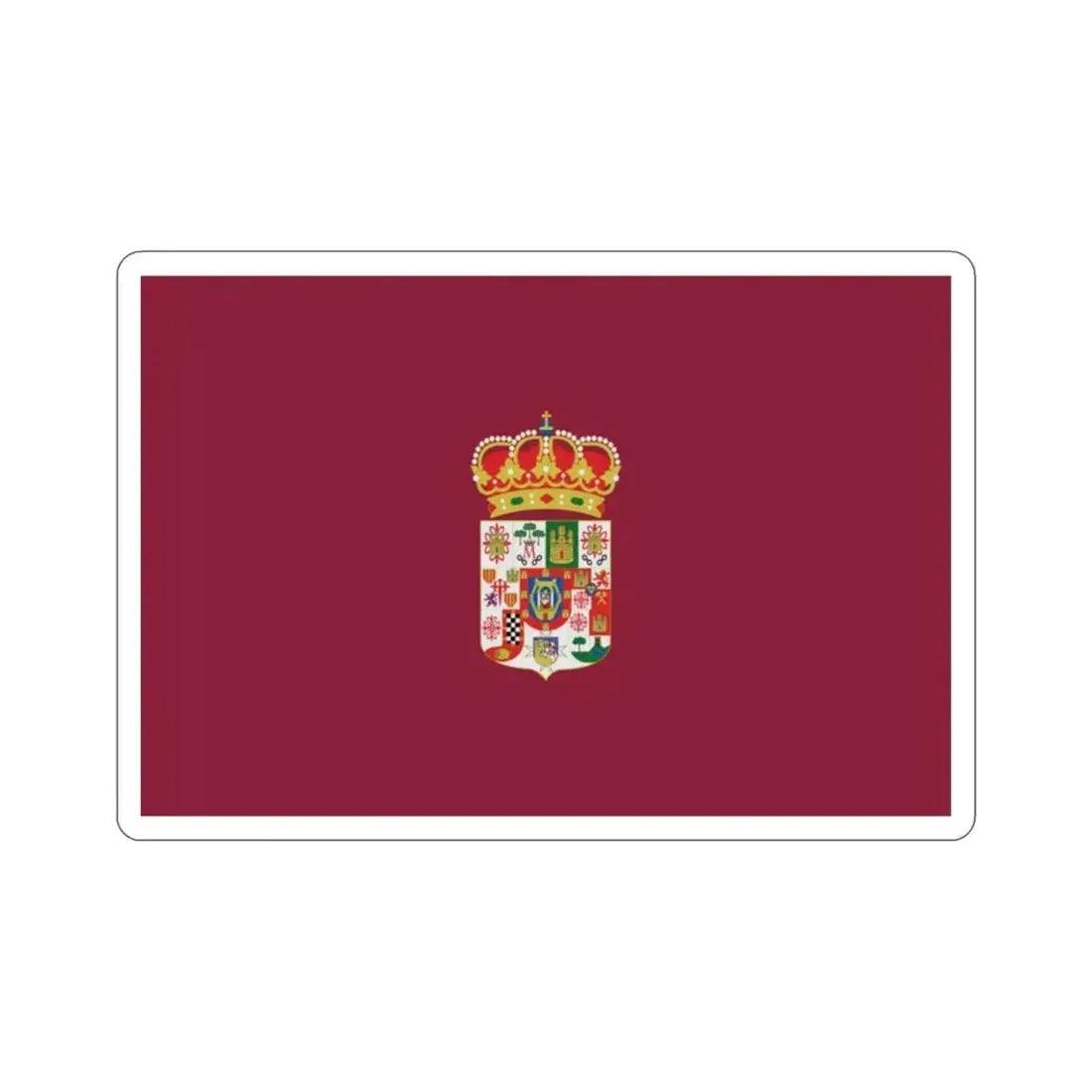 Flag of Ciudad Real Spain STICKER Vinyl Die-Cut Decal - The Sticker Space