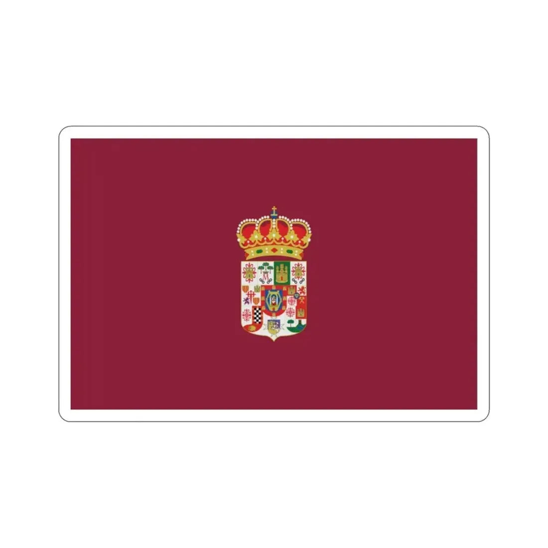 Flag of Ciudad Real Spain STICKER Vinyl Die-Cut Decal - The Sticker Space