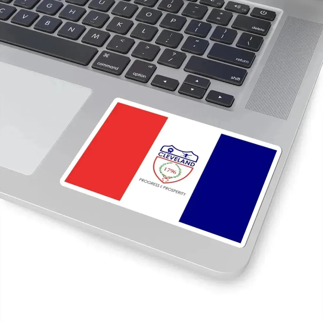 Flag of Cleveland Ohio (United States) STICKER Vinyl Kiss-Cut Decal - The Sticker Space