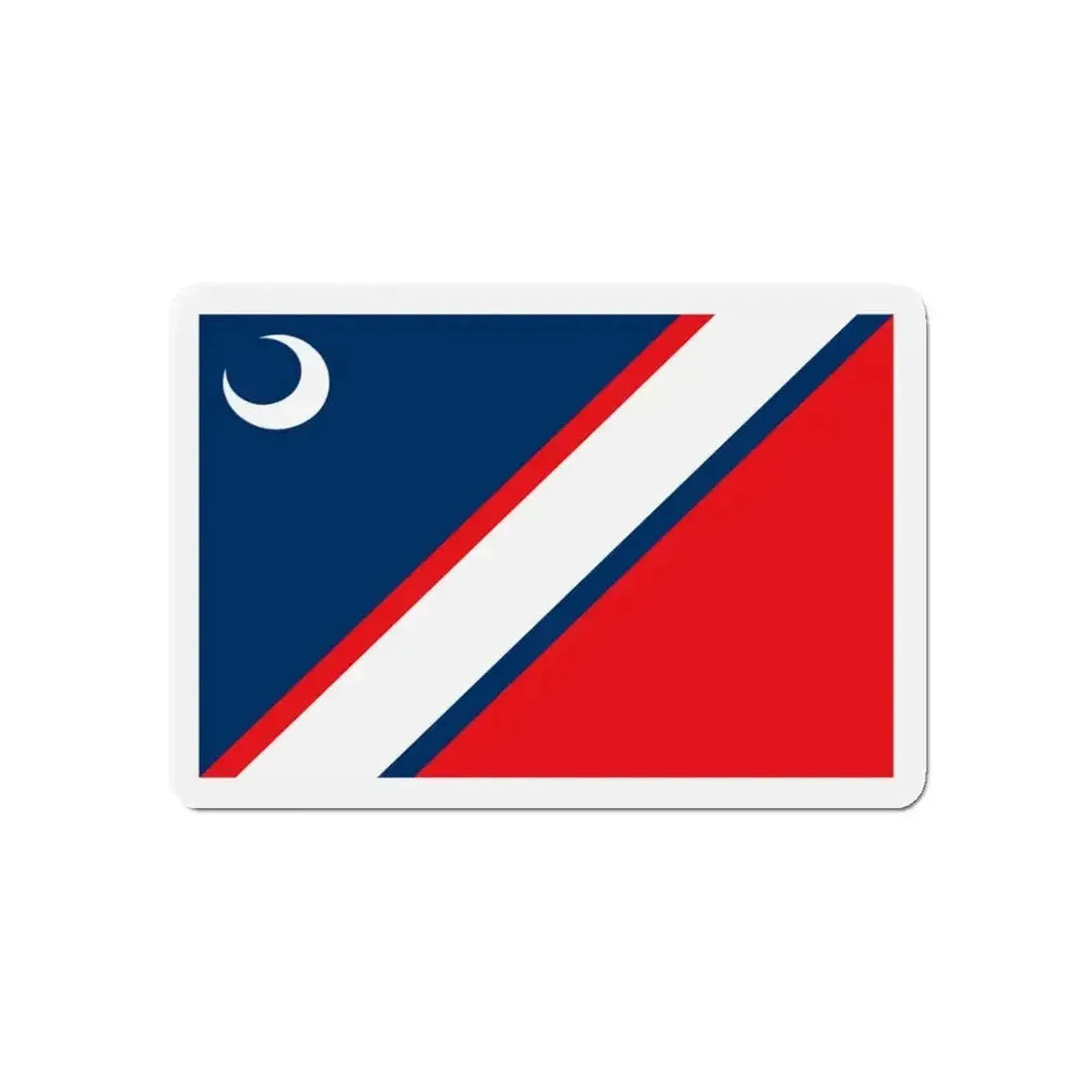 Flag of Clinton South Carolina - Refrigerator Magnet - The Sticker Space