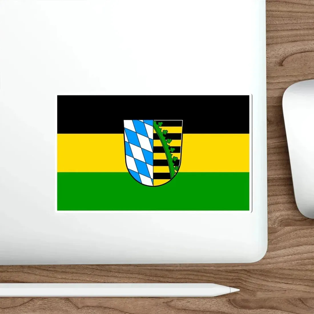 Flag of Coburg Germany STICKER Vinyl Die-Cut Decal - The Sticker Space