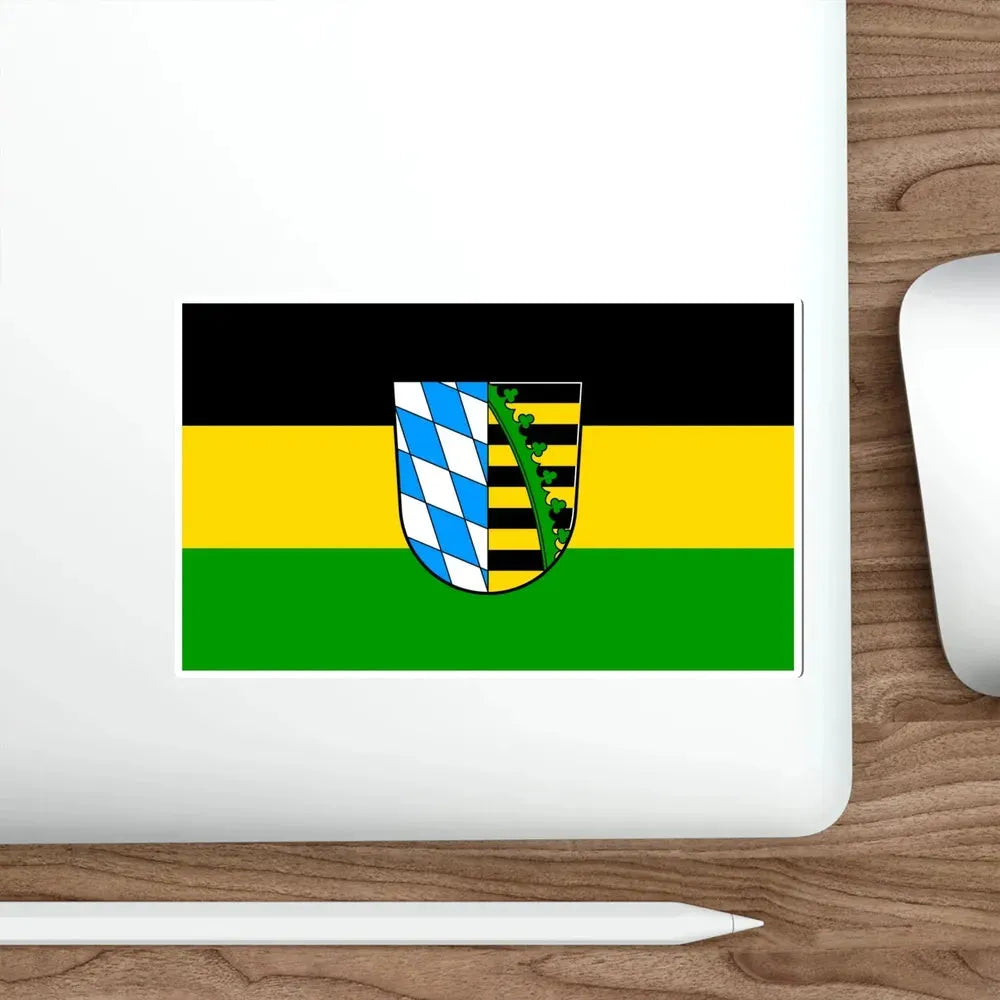 Flag of Coburg Germany STICKER Vinyl Die-Cut Decal - The Sticker Space