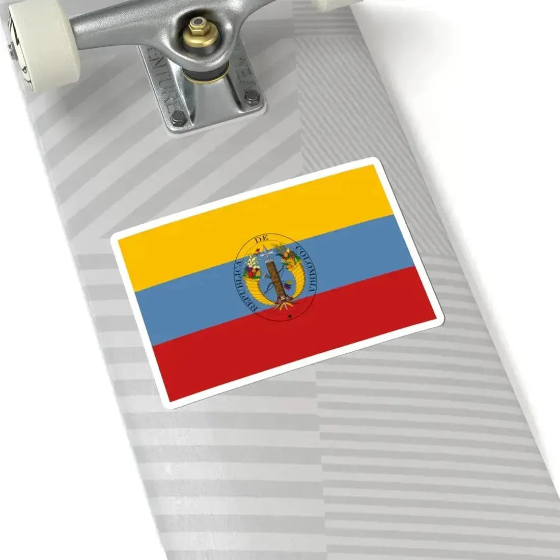 Flag of Colombia 1821-1831 (Colombia) STICKER Vinyl Kiss-Cut Decal - The Sticker Space