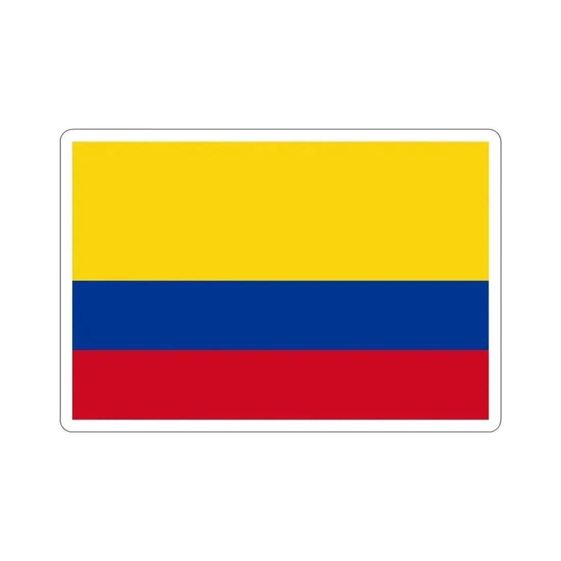 Flag of Colombia STICKER Vinyl Die-Cut Decal - The Sticker Space