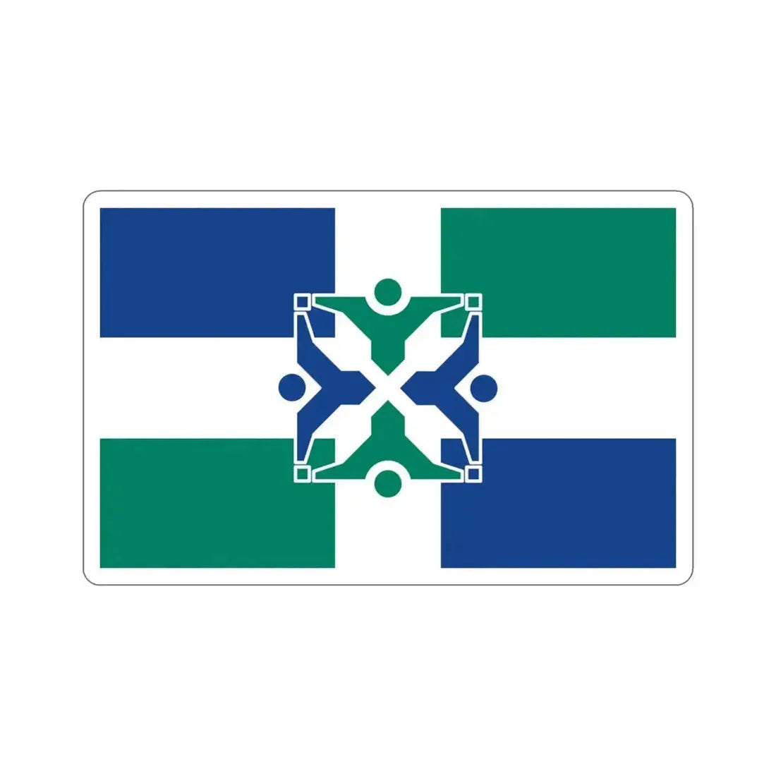 Flag of Columbia Missouri USA STICKER Vinyl Die-Cut Decal - The Sticker Space