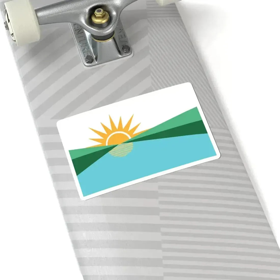 Flag of Coral Springs Florida (United States) STICKER Vinyl Kiss-Cut Decal - The Sticker Space