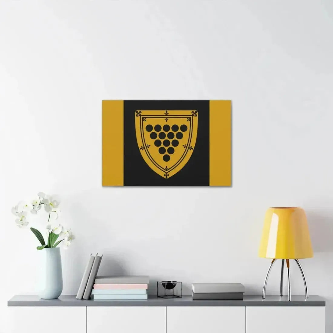 Flag of Cornwall Ontario Canada - Canvas Wall Art - The Sticker Space