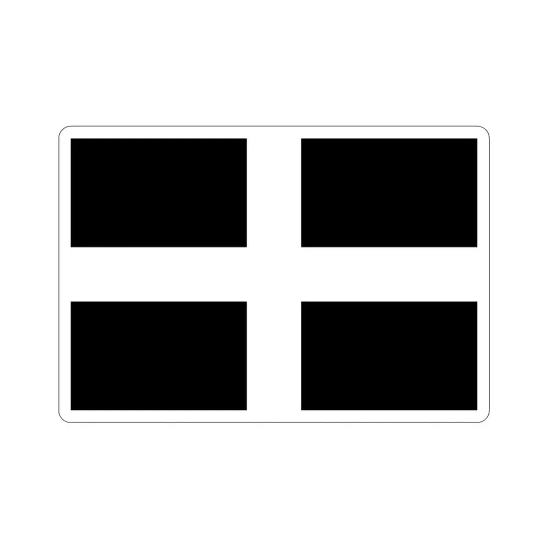 Flag of Cornwall UK STICKER Vinyl Die-Cut Decal - The Sticker Space