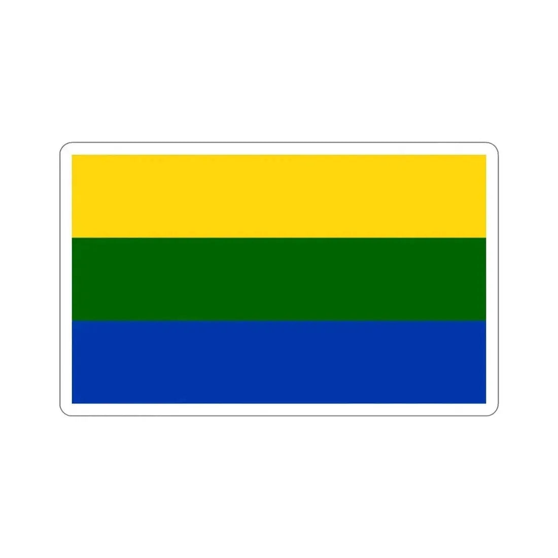 Flag of Corozal Puerto Rico STICKER Vinyl Die-Cut Decal - The Sticker Space