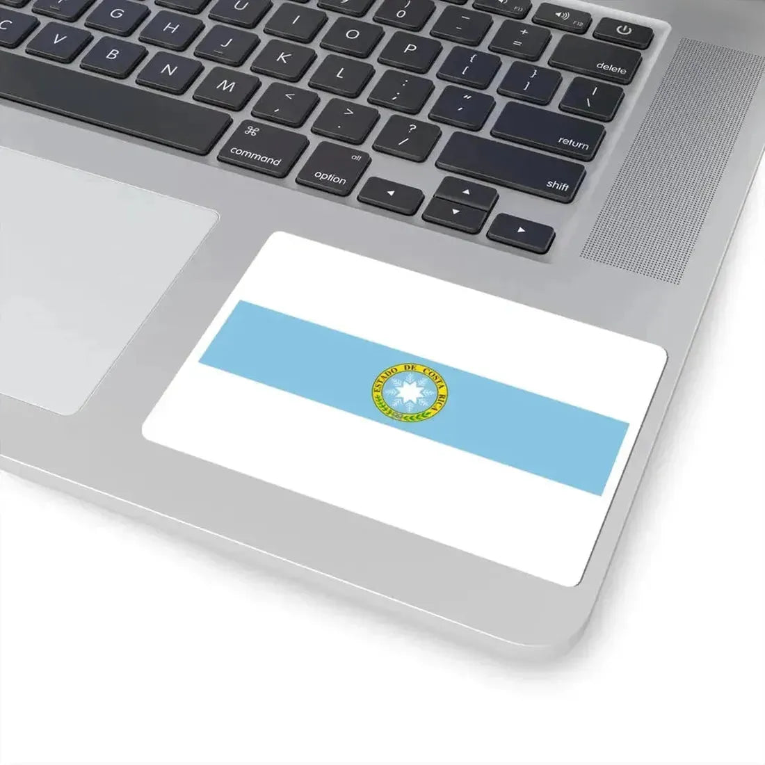 Flag of Costa Rica 1840-1842 (Costa Rica) STICKER Vinyl Kiss-Cut Decal - The Sticker Space