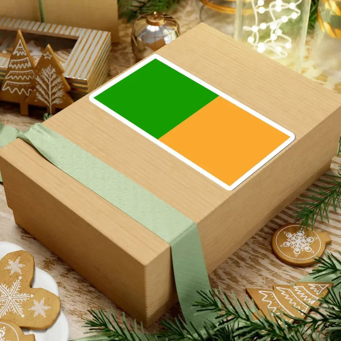 Flag of county Kerry (Ireland) STICKER Vinyl Kiss-Cut Decal - The Sticker Space