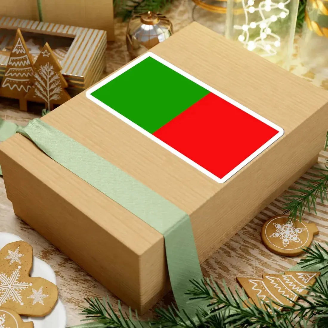 Flag of county Mayo (Ireland) STICKER Vinyl Kiss-Cut Decal - The Sticker Space