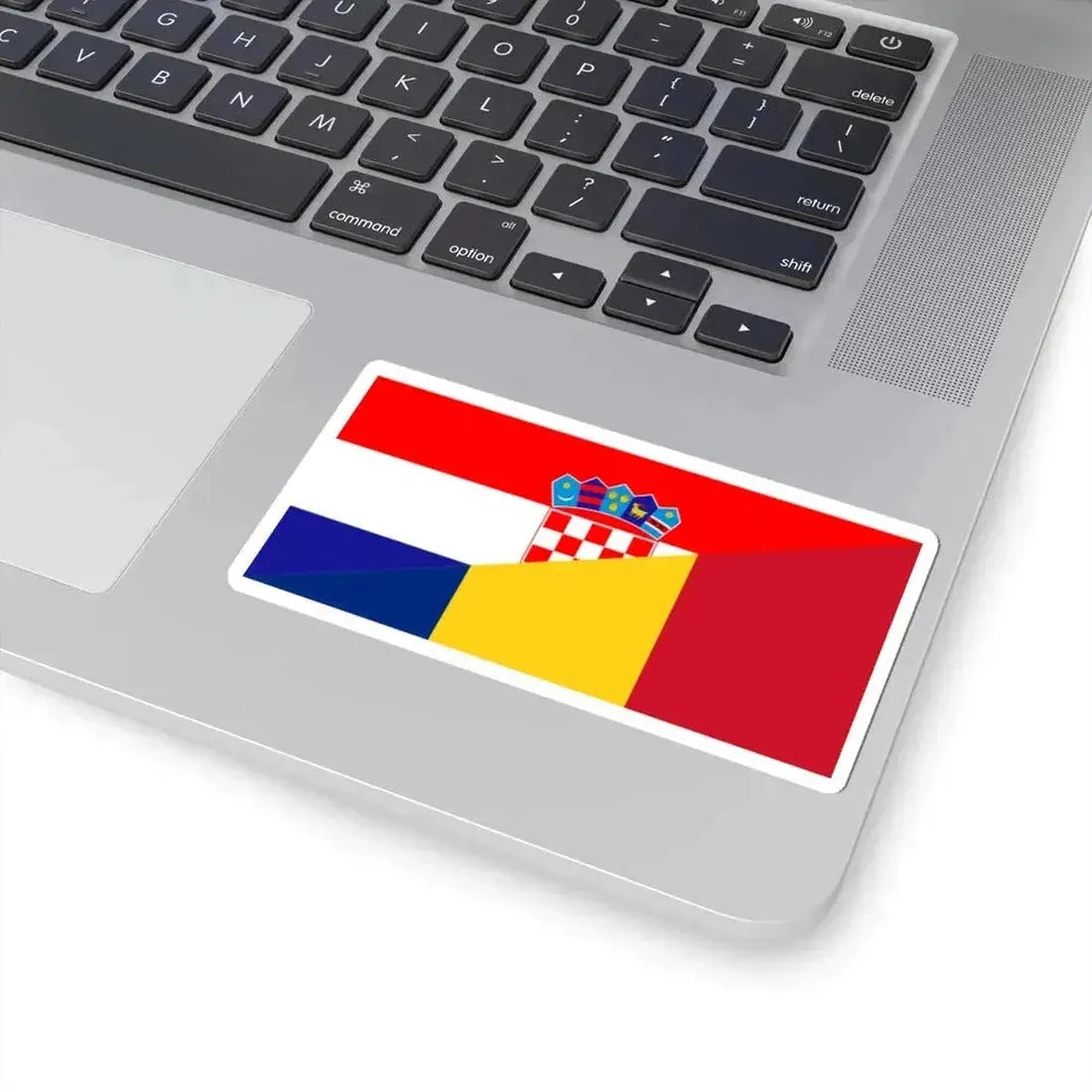 Flag of Croatia and Romania (Croatia) STICKER Vinyl Kiss-Cut Decal - The Sticker Space