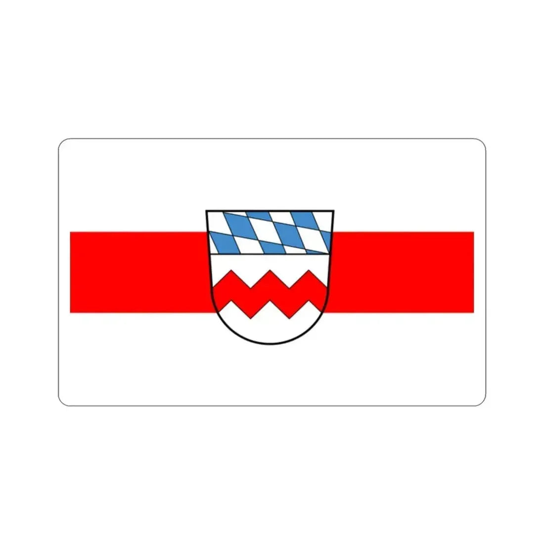 Flag of Dachau Germany STICKER Vinyl Die-Cut Decal - The Sticker Space
