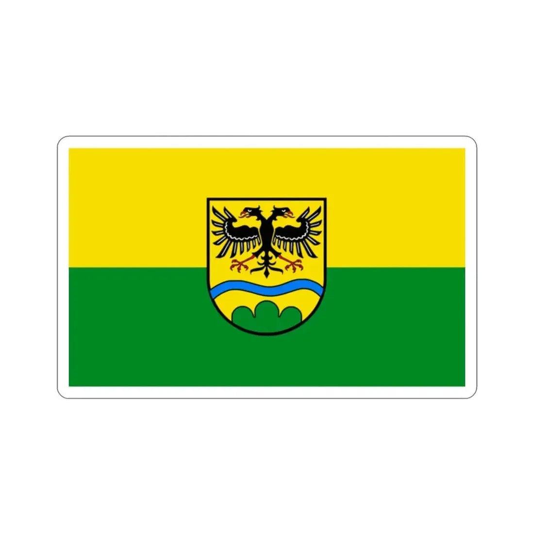 Flag of Deggendorf Germany STICKER Vinyl Die-Cut Decal - The Sticker Space