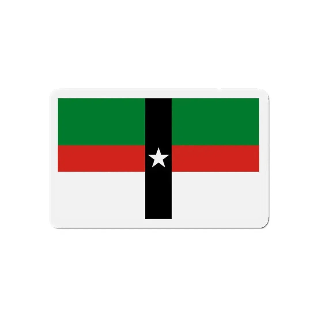 Flag of Denison Texas - Refrigerator Magnet - The Sticker Space
