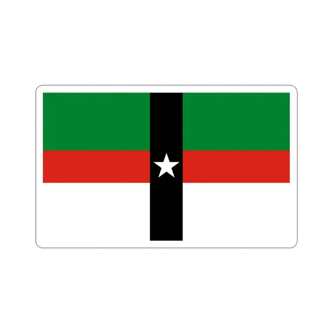 Flag of Denison Texas USA STICKER Vinyl Die-Cut Decal - The Sticker Space