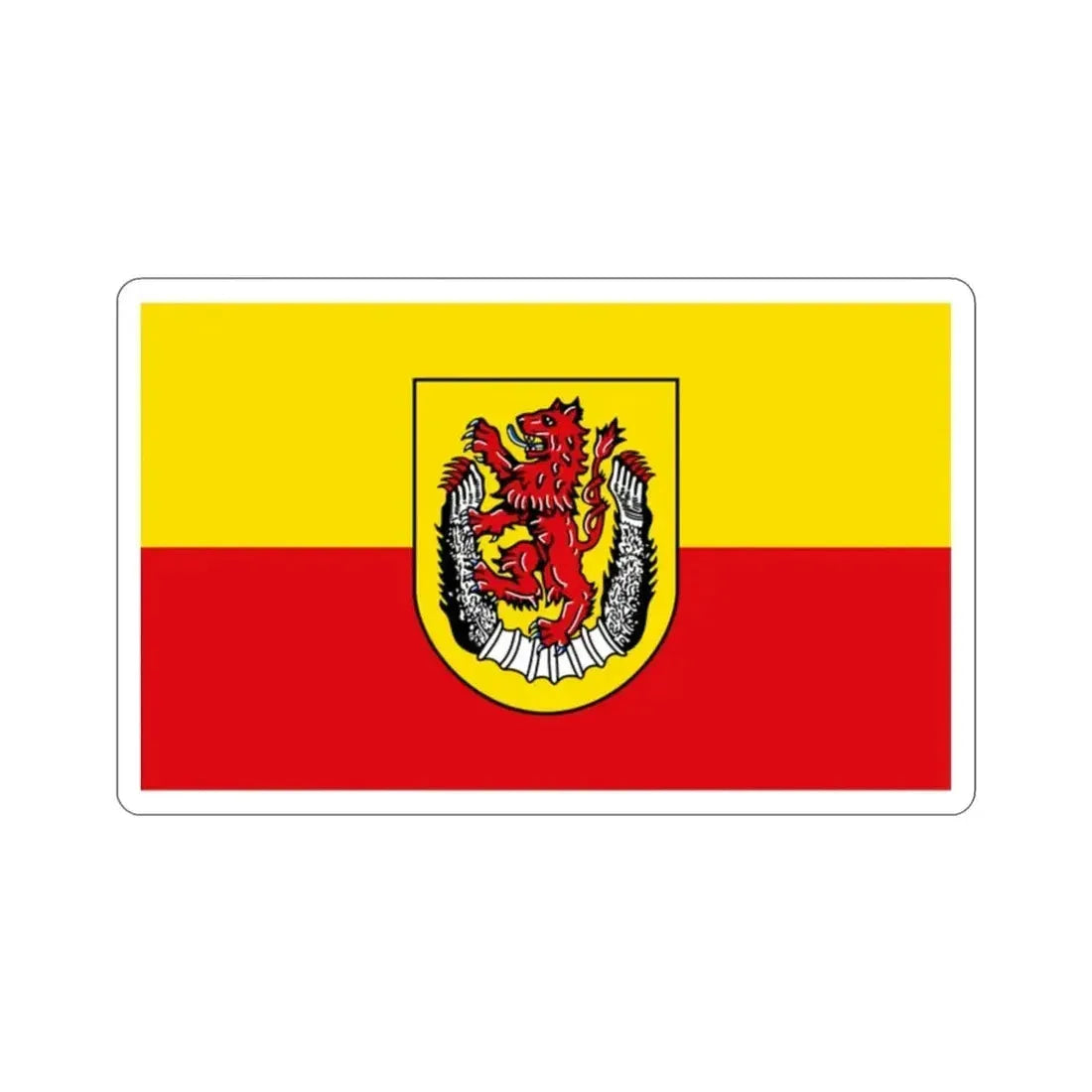Flag of Diepholz Germany STICKER Vinyl Die-Cut Decal - The Sticker Space