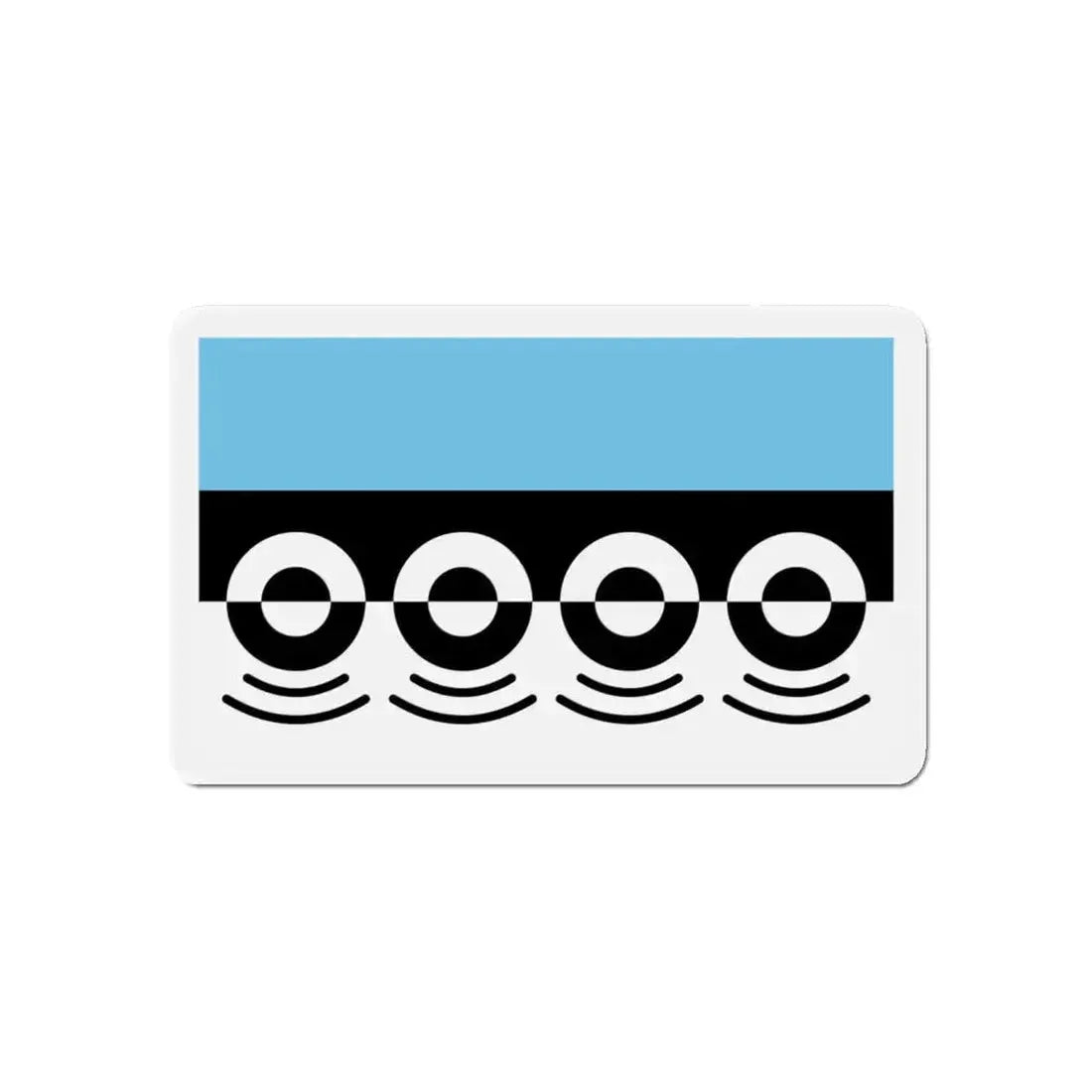Flag of Digbeth UK - Refrigerator Magnet - The Sticker Space