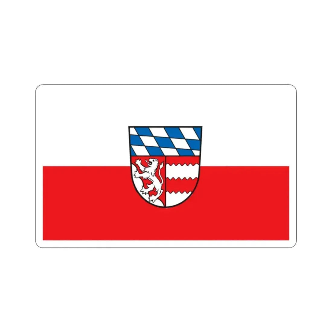 Flag of Dingolfing Landau Germany STICKER Vinyl Die-Cut Decal - The Sticker Space
