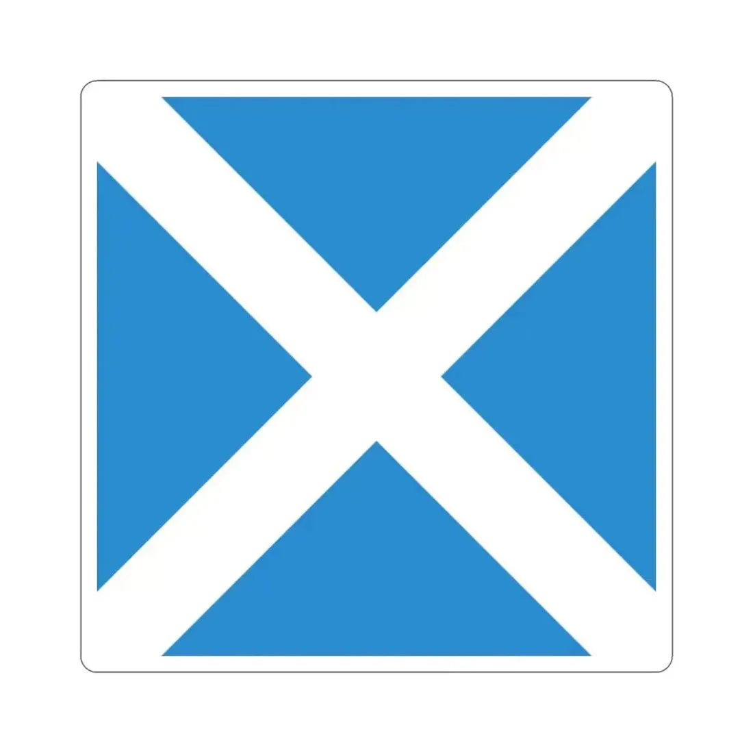 Flag of Disentis Mustér Switzerland STICKER Vinyl Die-Cut Decal - The Sticker Space