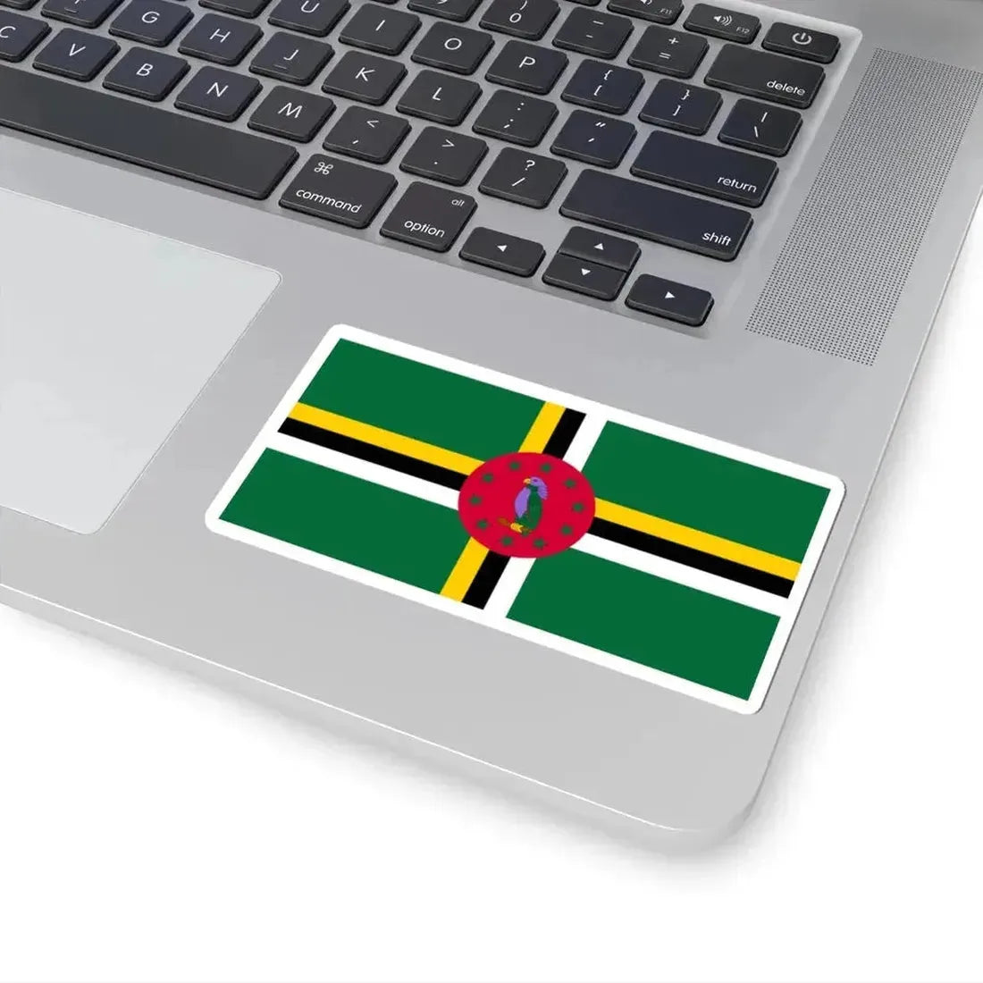 Flag of Dominica (Dominica) STICKER Vinyl Kiss-Cut Decal - The Sticker Space