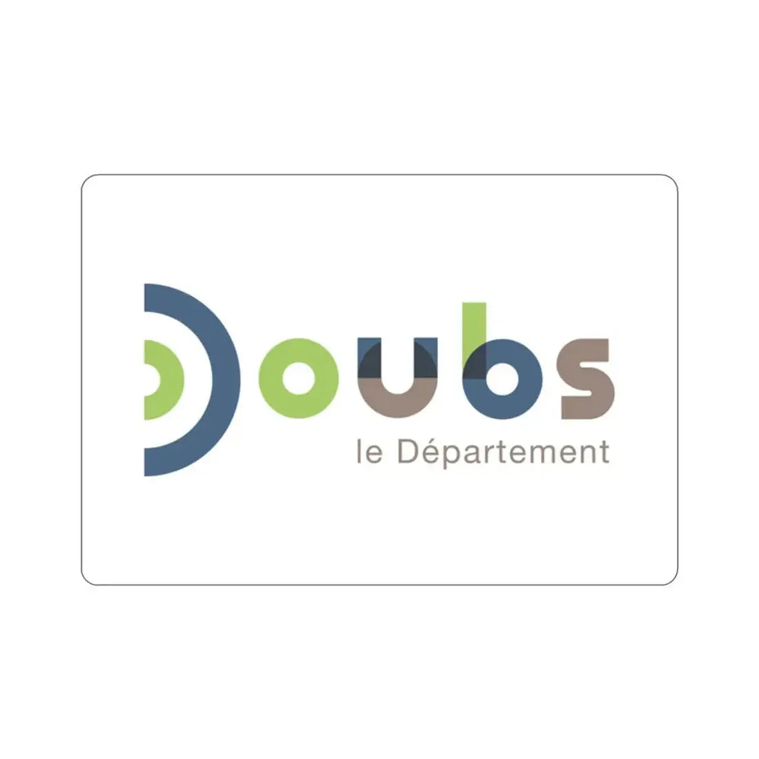 Flag of Doubs France STICKER Vinyl Die-Cut Decal - The Sticker Space