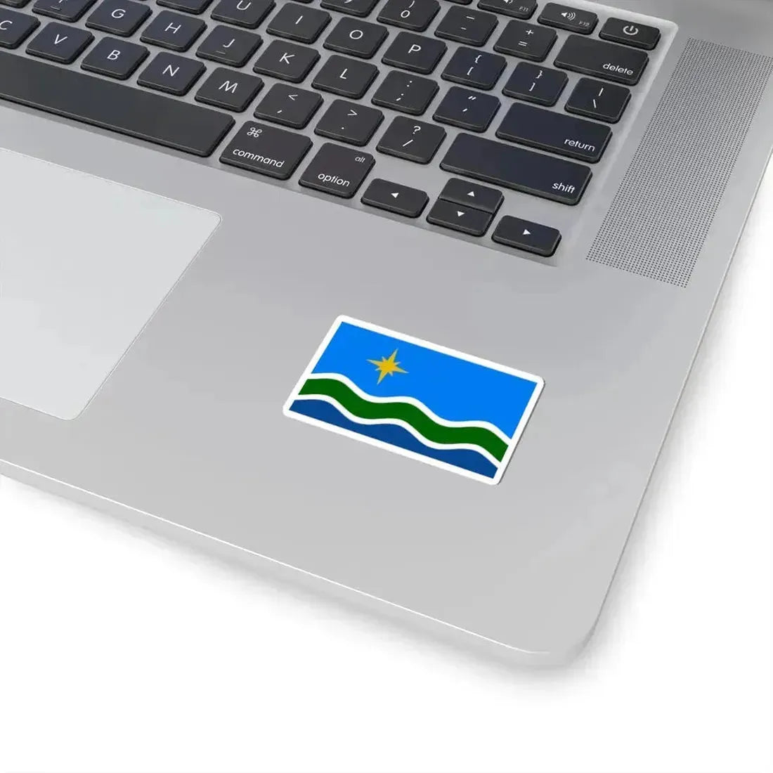 Flag of Duluth, Minnesota - STICKER Vinyl Kiss-Cut Decal - The Sticker Space