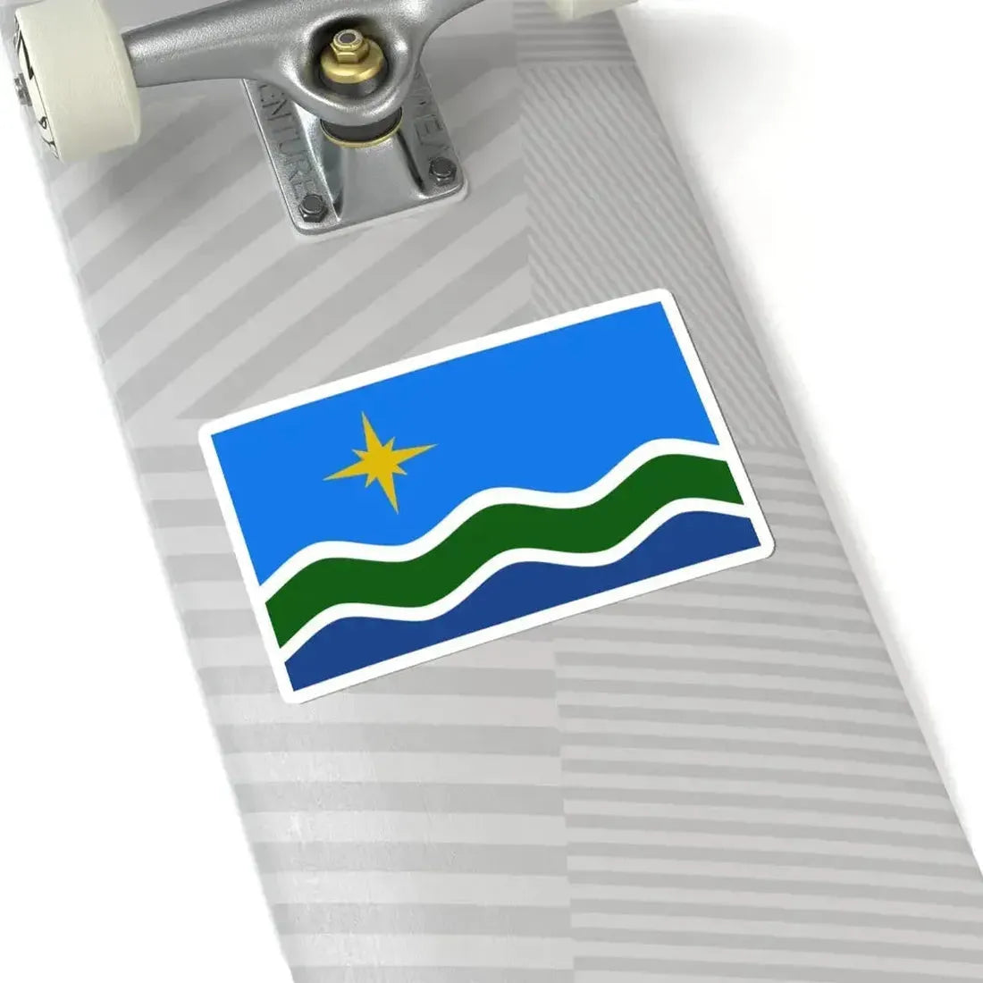Flag of Duluth Minnesota (United States) STICKER Vinyl Kiss-Cut Decal - The Sticker Space