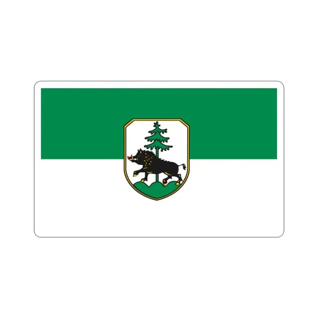 Flag of Ebersberg Germany STICKER Vinyl Die-Cut Decal - The Sticker Space