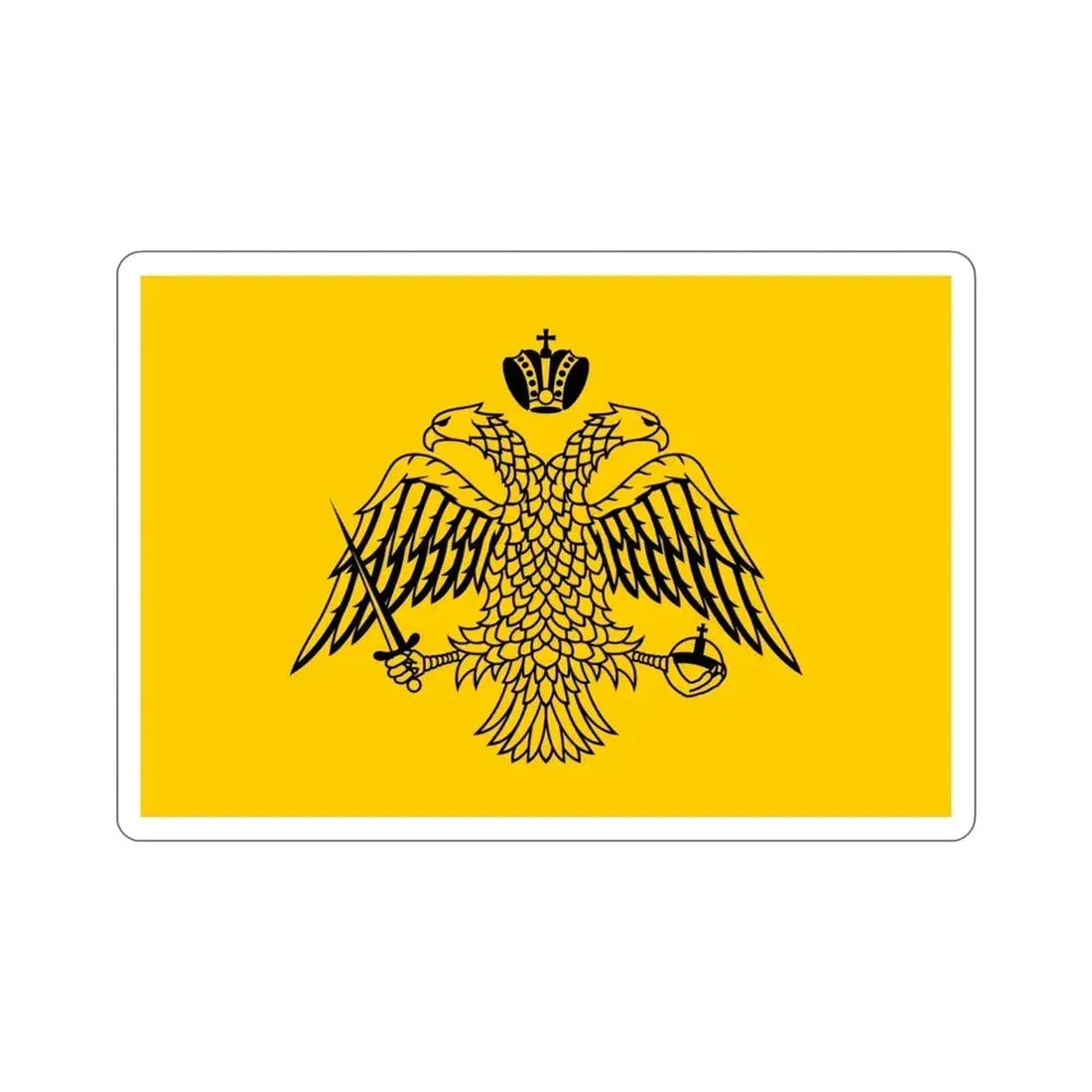Flag of Ecumenical Patriarchate of Constantinople STICKER Vinyl Die-Cut Decal - The Sticker Space