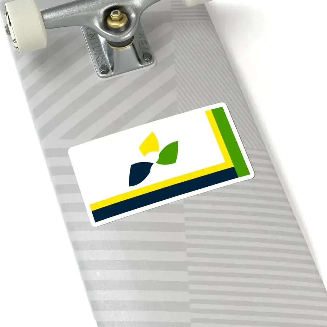 Flag of Edmundston (Canada) STICKER Vinyl Kiss-Cut Decal - The Sticker Space