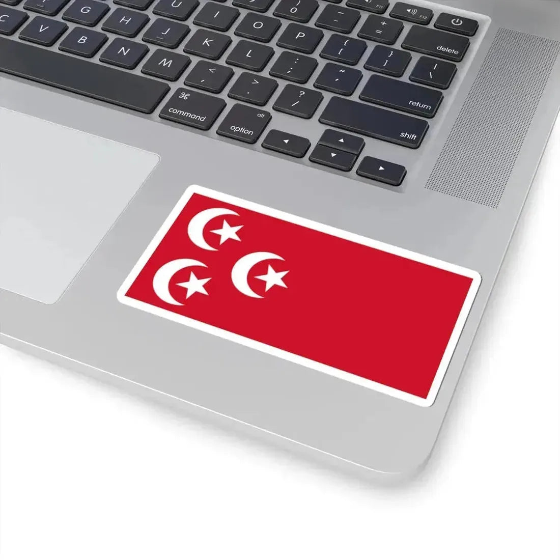 Flag of Egypt 1882-1922 (Egypt) STICKER Vinyl Kiss-Cut Decal - The Sticker Space