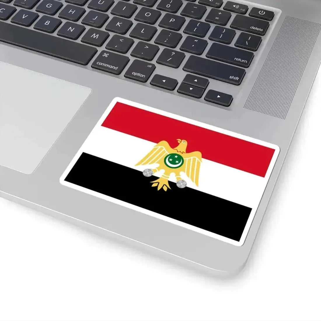 Flag of Egypt 1952-1958 (Egypt) STICKER Vinyl Kiss-Cut Decal - The Sticker Space